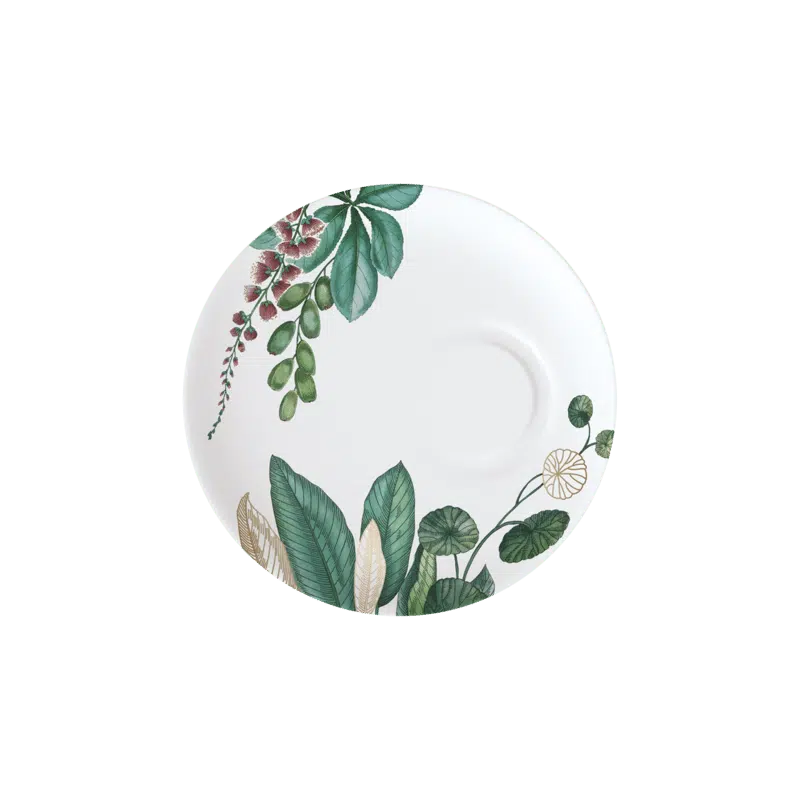Villeroy & Boch Avarua Espresso Cup Saucer Multicoloured 14.2 cm Premium Bone Porcelain
