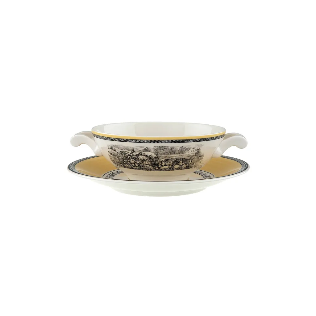 Villeroy & Boch Audun Saucer Soup Cup – 18 cm Premium Porcelain Luxury Tableware Villeroy & Boch Audun Saucer Soup Cup 18 cm Luxury Premium Porcelain