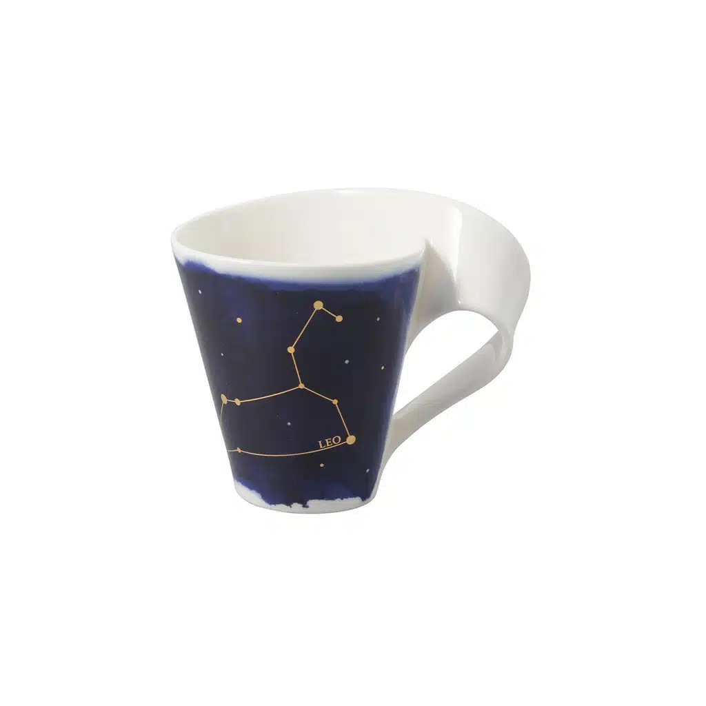 Villeroy & Boch NewWave Mug Multicoloured 240 ml Premium Porcelain Leo