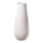 Vase Carre tall-collier blanc