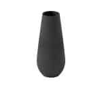 Vase Carre tall-collier noir