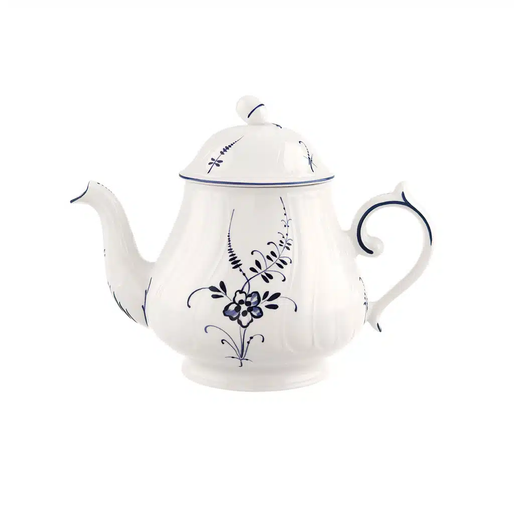 Villeroy & Boch Vieux Luxembourg teapot white porcelain 1.13 l luxury tea pot