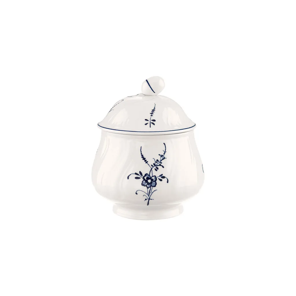 Villeroy & Boch Vieux Luxembourg Sugar Bowl — Premium Porcelain 270 ml Villeroy & Boch Vieux Luxembourg Sugar Bowl White 270 ml Premium Porcelain