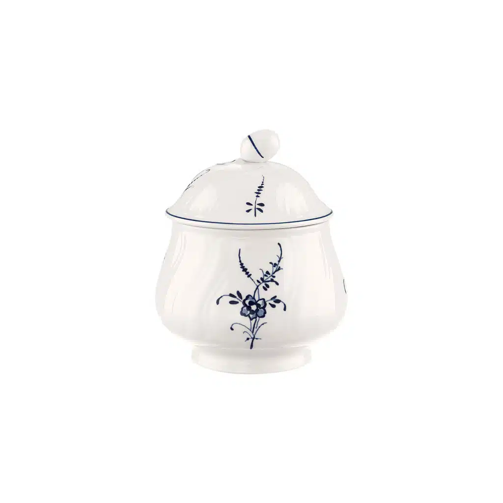 Villeroy & Boch Vieux Luxembourg Sugar Bowl White 270 ml Premium Porcelain