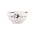Villeroy & Boch Vieux Luxembourg Cereal Bowl White 470 ml, premium porcelain with blue motifs