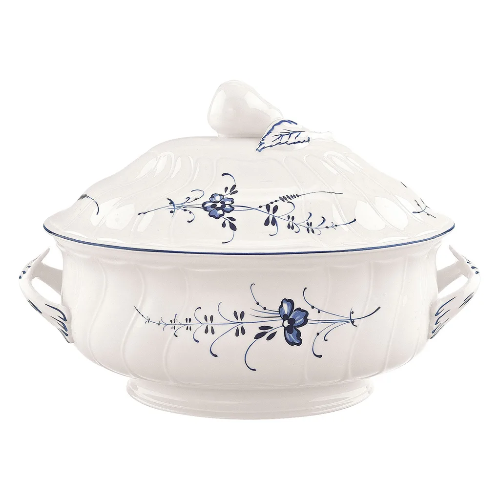 Villeroy & Boch Vieux Luxembourg Tureen – 2.5 l, Premium Porcelain Villeroy & Boch Vieux Luxembourg Tureen White 2.5 l, Premium Porcelain