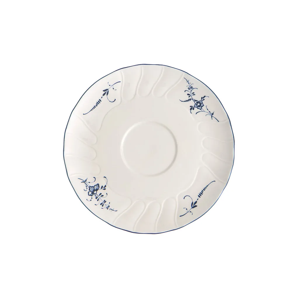 Villeroy & Boch Vieux Luxembourg Soup Cup Saucer – Ø18.7 cm, Premium Porcelain Villeroy & Boch Vieux Luxembourg Soup Cup Saucer Ø18.7 cm, premium white porcelain