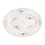 Villeroy & Boch Vieux Luxembourg oval serving platter 35.1 x 26.3 cm in premium porcelain