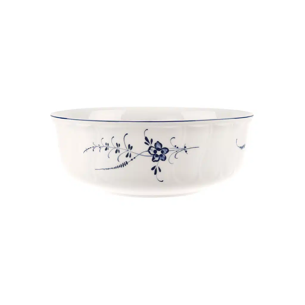 Villeroy & Boch Vieux Luxembourg Salad Bowl 1.9 L Premium Porcelain – White Elegant Luxury Tableware