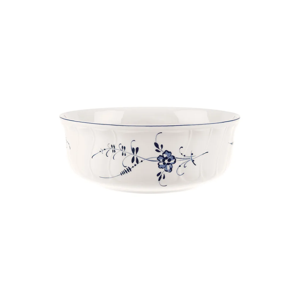 Villeroy & Boch Vieux Luxembourg Salad Bowl – Luxury Porcelain Tableware Villeroy & Boch Vieux Luxembourg Salad Bowl White, 1.1 l Premium Porcelain