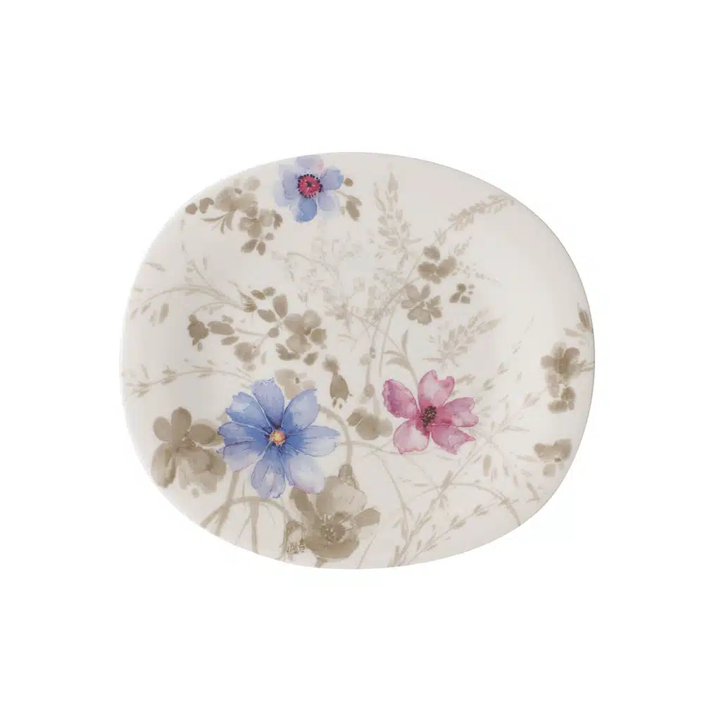 Villeroy & Boch Mariefleur Gris Oval Salad Plate 23X9 cm Premium Porcelain