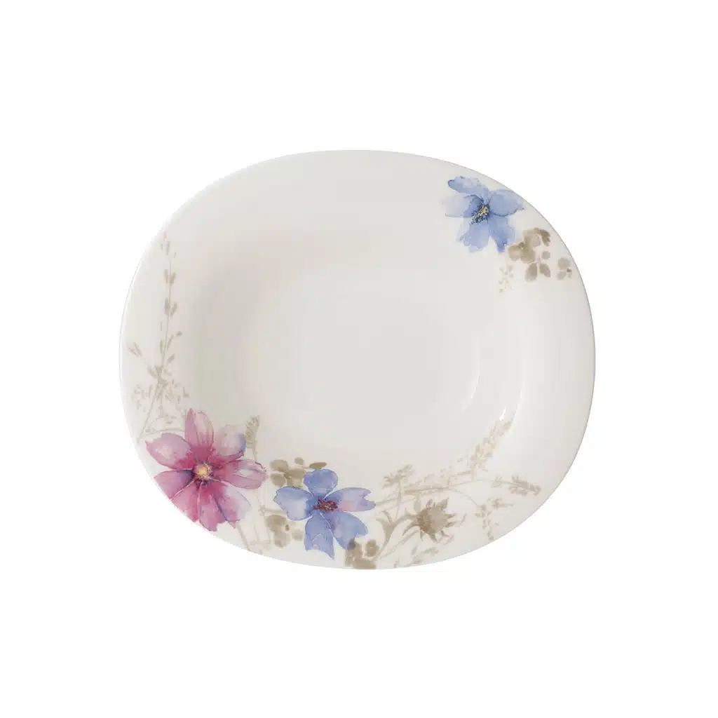 Villeroy & Boch Mariefleur Gris Oval Deep Plate 24x21 cm Premium Porcelain