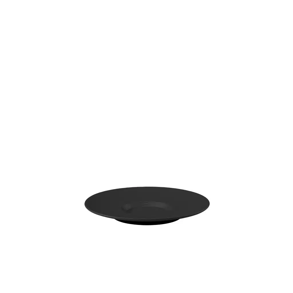 Villeroy & Boch Manufacture Rock black cappuccino cup saucer 17.3cm premium porcelain