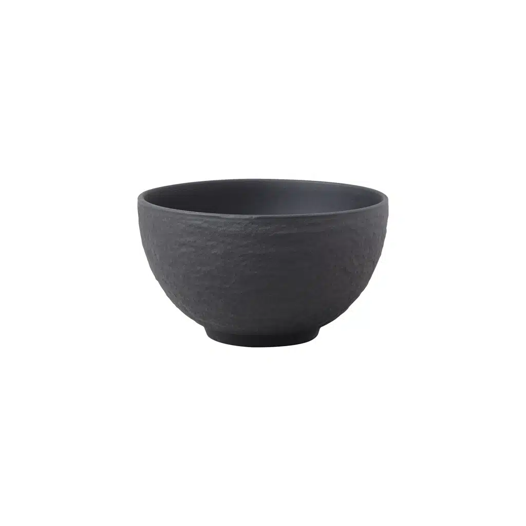 Villeroy & Boch Manufacture Rock black bowl 200ml premium porcelain slate finish