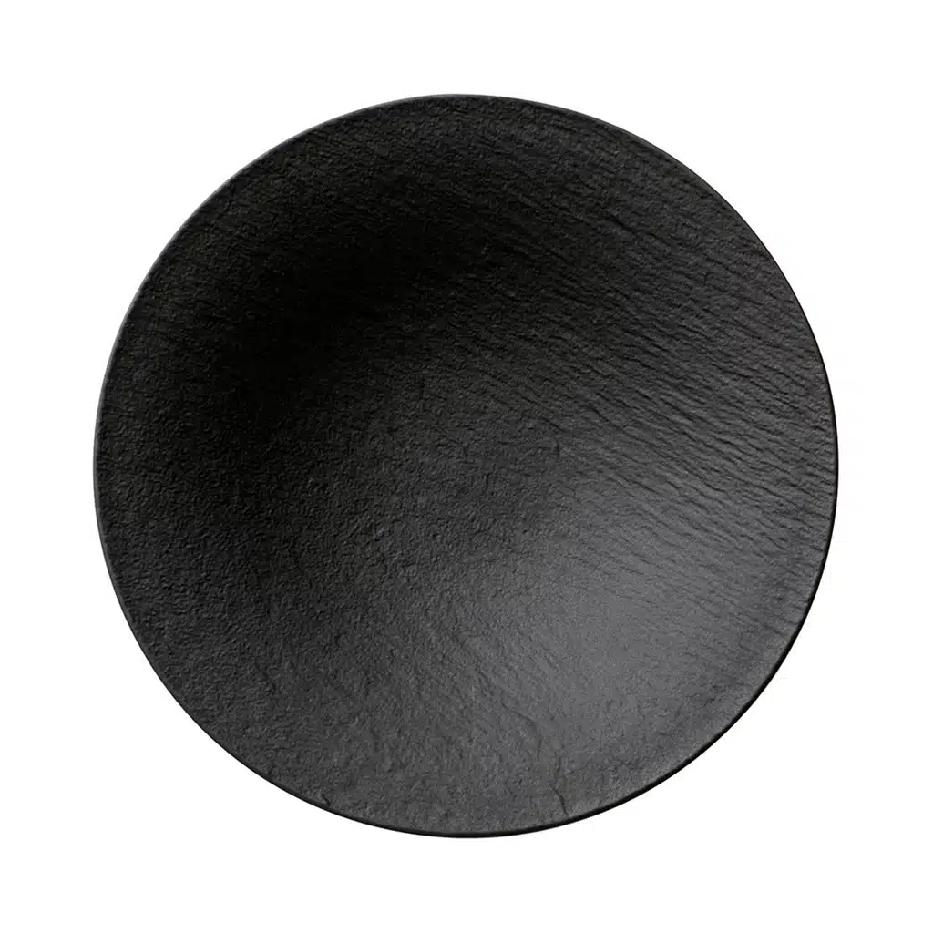 Villeroy & Boch Manufacture Rock black bowl 28.5cm 440ml premium porcelain slate finish