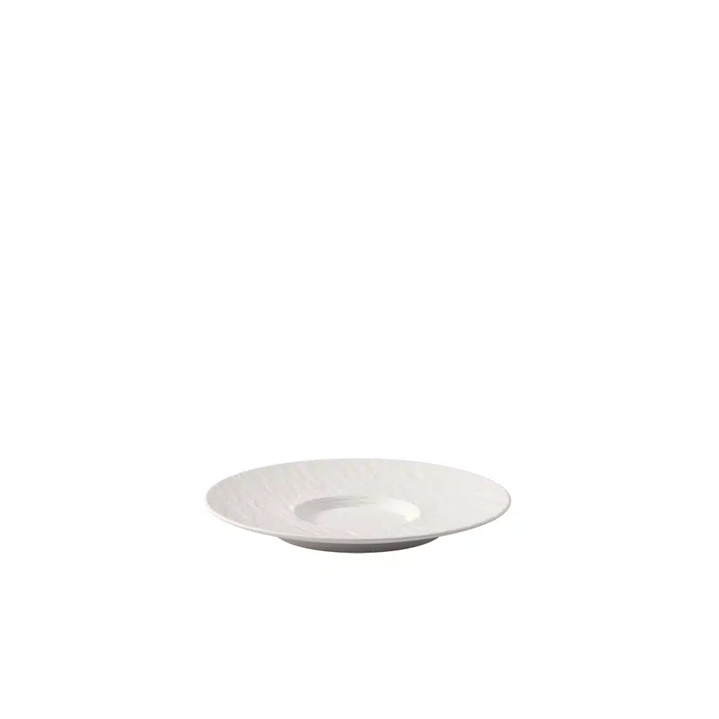 Villeroy & Boch Manufacture Rock white cappuccino cup saucer 17.3cm premium porcelain slate finish