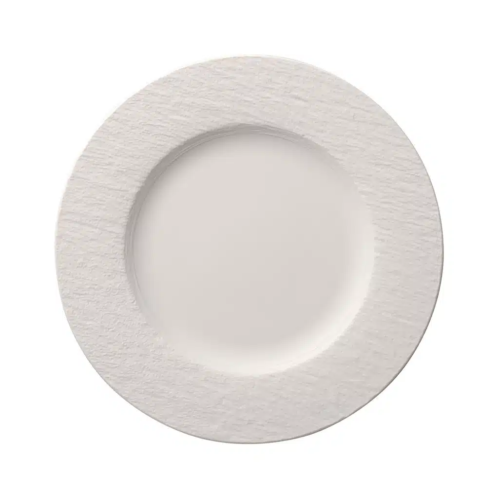 Villeroy & Boch Manufacture Rock white dinner plate 27cm premium porcelain slate finish