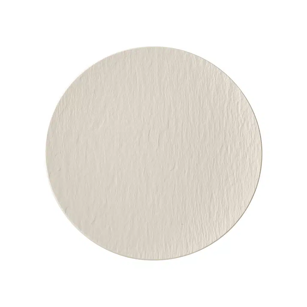 Villeroy & Boch Manufacture Rock white coupe dinner plate 25cm premium porcelain slate finish