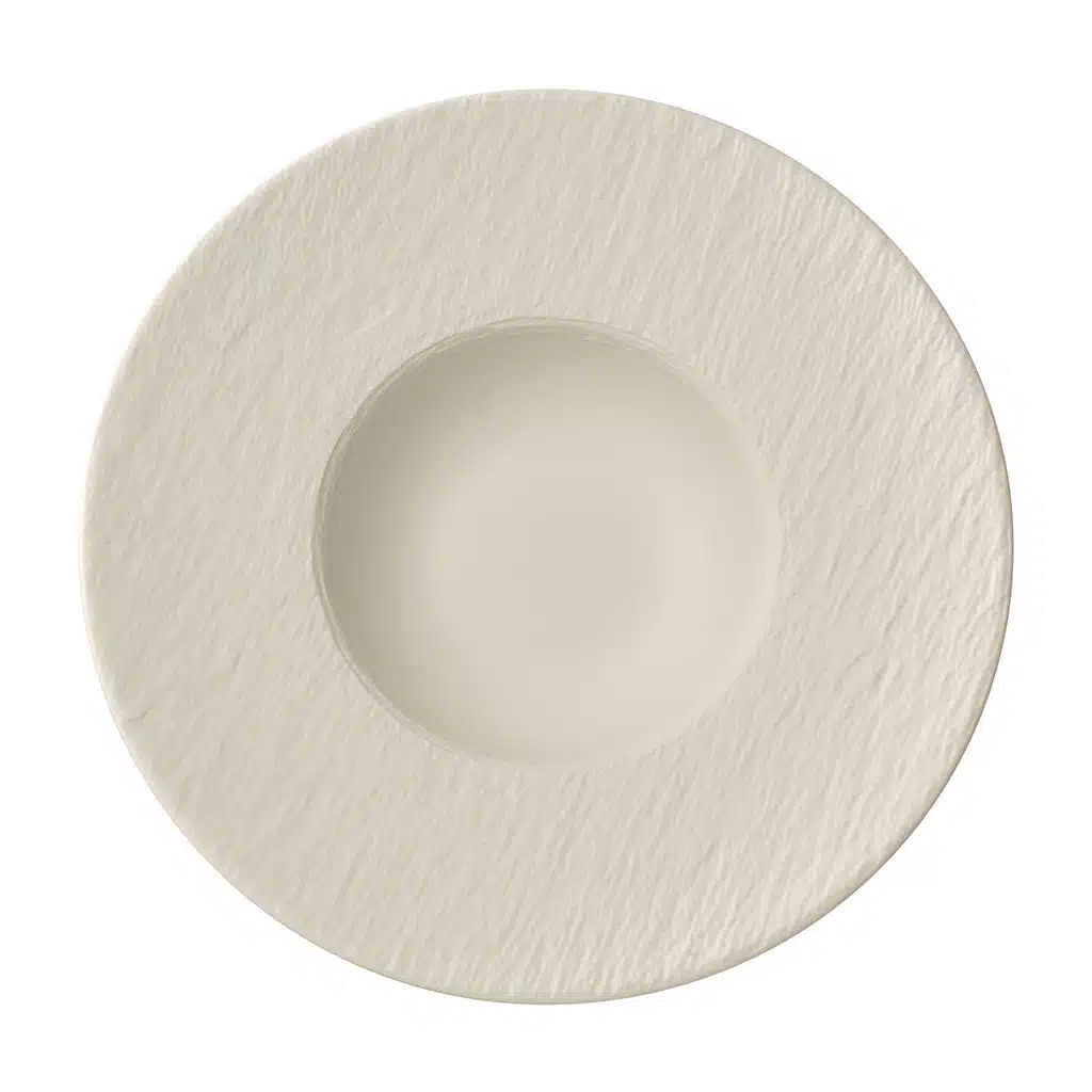 Villeroy & Boch Manufacture Rock white pasta plate 28cm 280ml premium porcelain slate finish