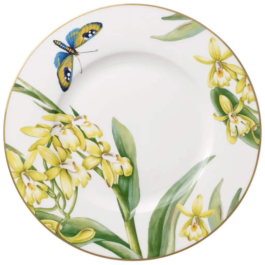 Villeroy & Boch Amazonia Breakfast/Dessert Plate – Luxury Ø22.5 cm Premium Bone Porcelain Villeroy & Boch Amazonia Breakfast/Dessert Plate Multicoloured Ø22.5 cm Premium Bone Porcelain Luxury Tableware