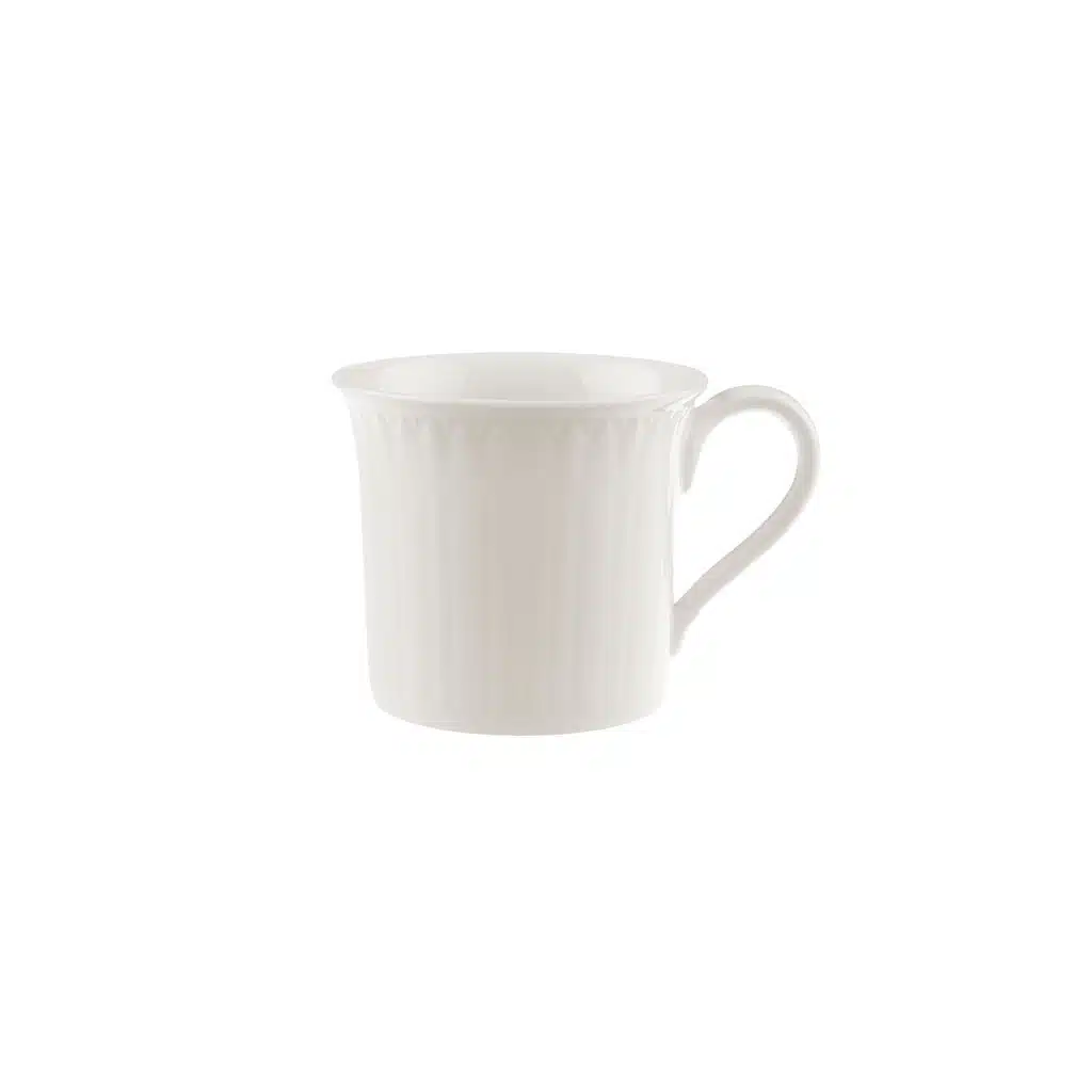 Villeroy & Boch Cellini Coffee Cup Luxury Premium Porcelain 140 ml White