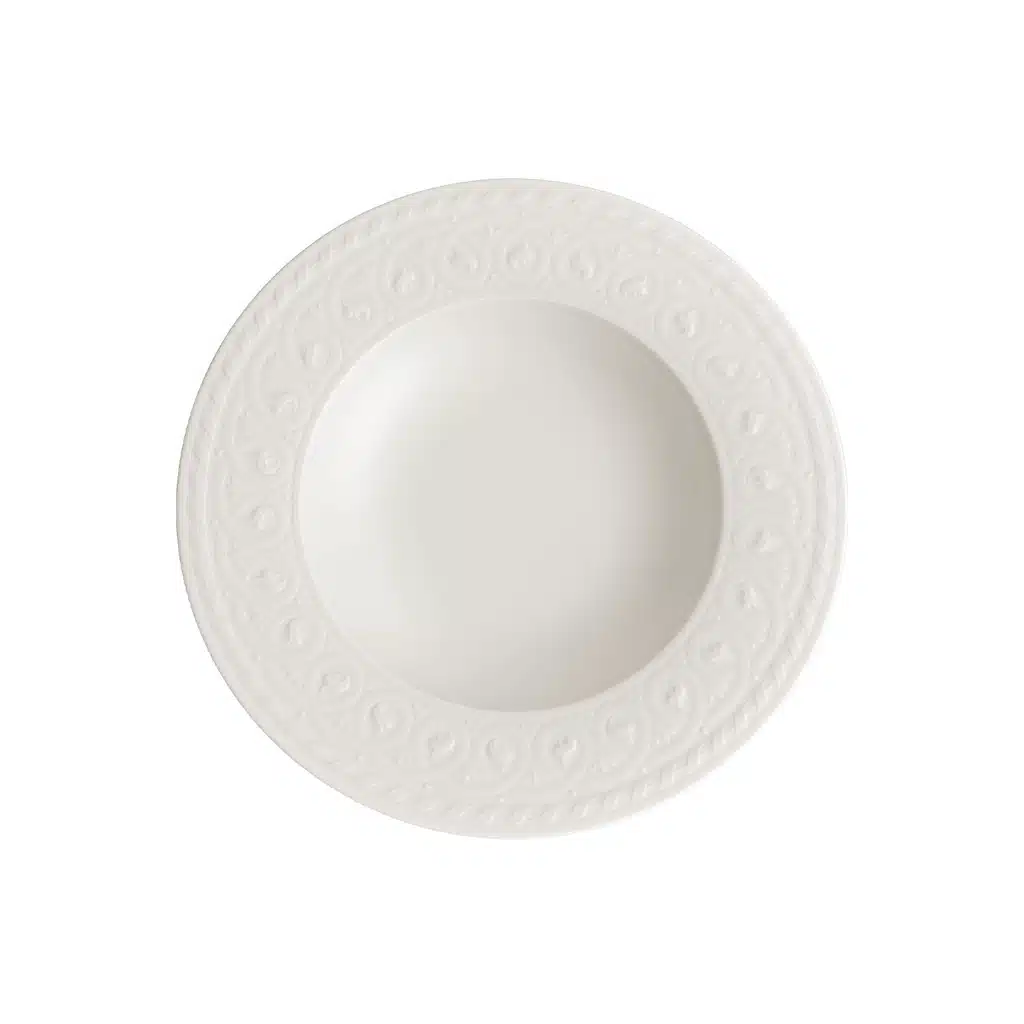 Villeroy & Boch Cellini Soup Plate White Ø24.2 cm Premium Porcelain