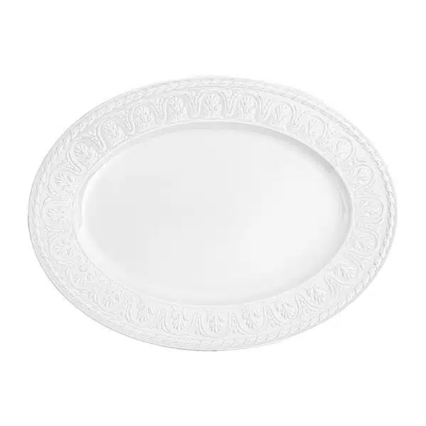 Villeroy & Boch Cellini Serving Platter White 40 x 29.5 cm Premium Porcelain