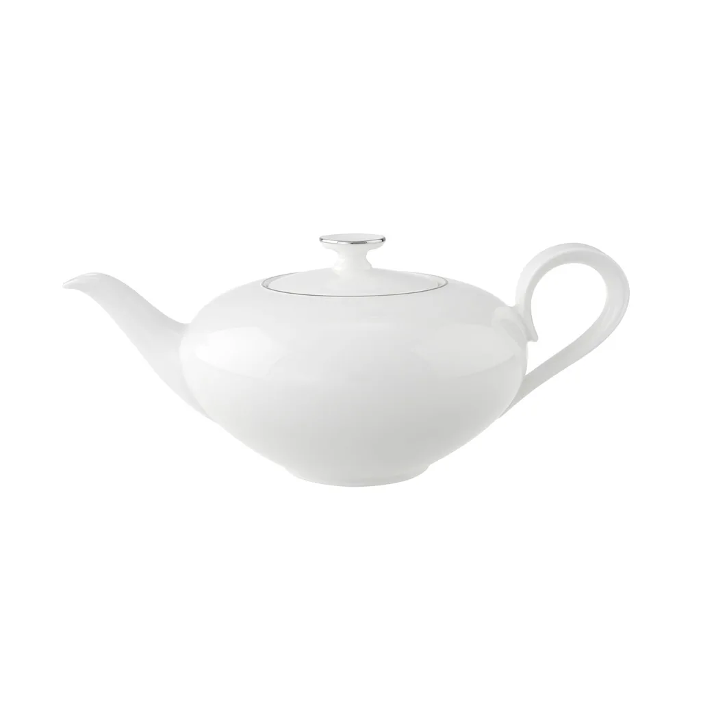 Anmut Teapot by Villeroy & Boch – Luxury White Premium Bone Porcelain Villeroy & Boch Anmut Teapot White – 800 ml Luxury Premium Bone Porcelain