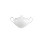 Villeroy & Boch Anmut Sugar Bowl White 290 ml Premium Bone Porcelain