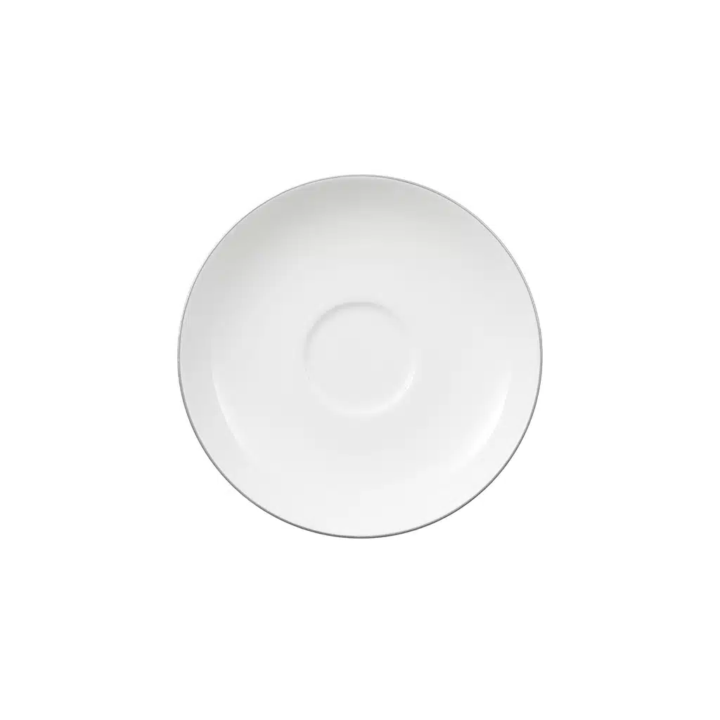 Villeroy & Boch Anmut Coffee Cup Saucer White Premium Bone Porcelain Ø15 cm