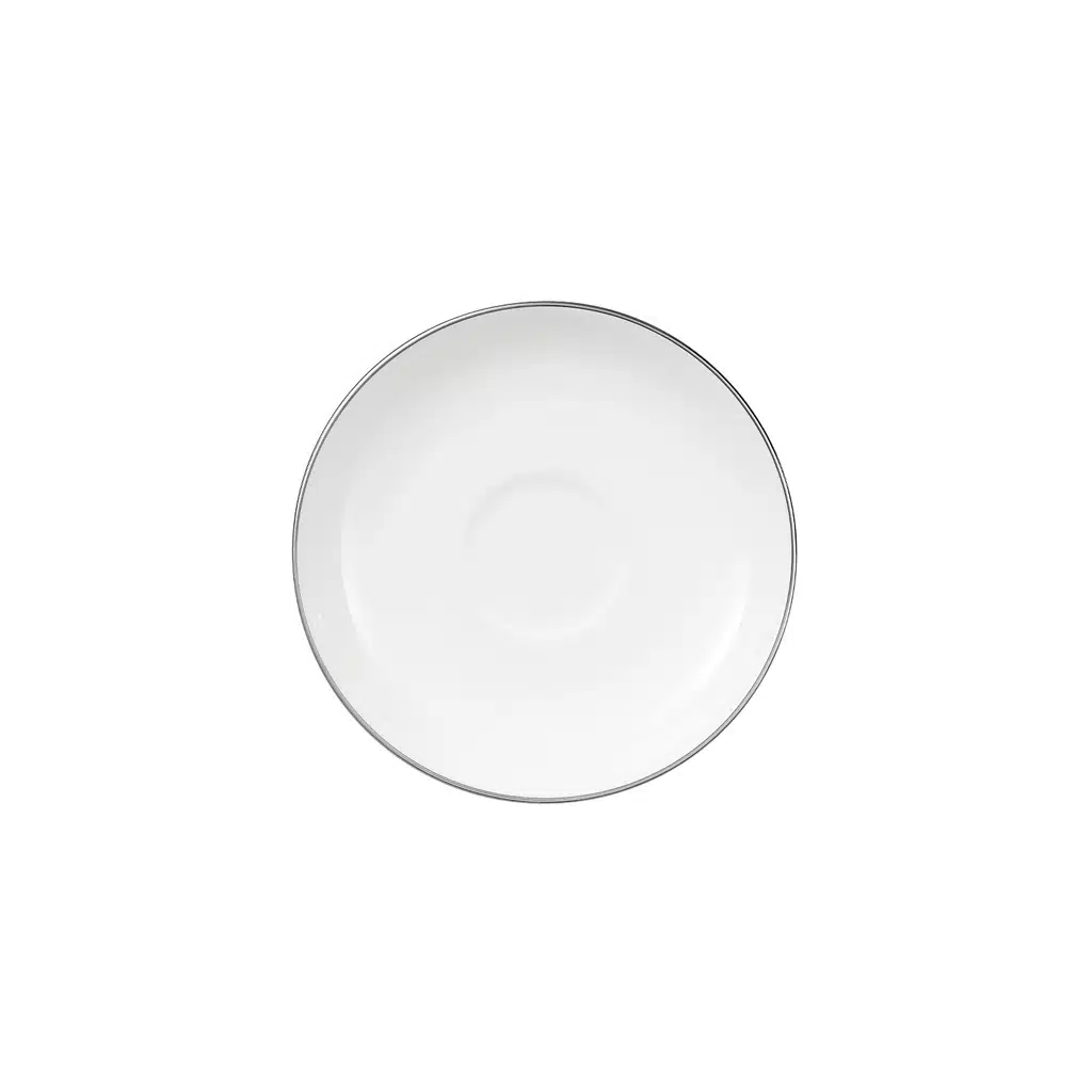 Villeroy & Boch Signature Anmut white espresso cup saucer 12cm bone porcelain