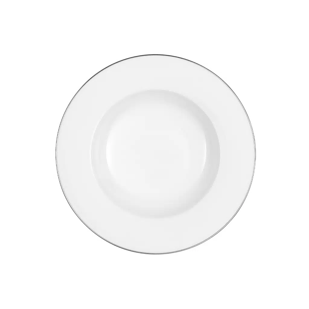 Villeroy & Boch Anmut soup plate - white premium bone porcelain