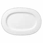 Villeroy & Boch Anmut oval serving platter - white premium bone porcelain
