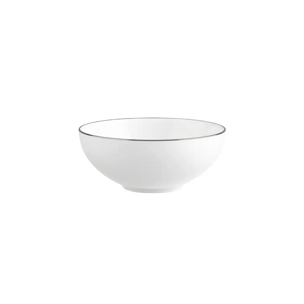 Villeroy & Boch Anmut dessert bowl - white premium bone porcelain