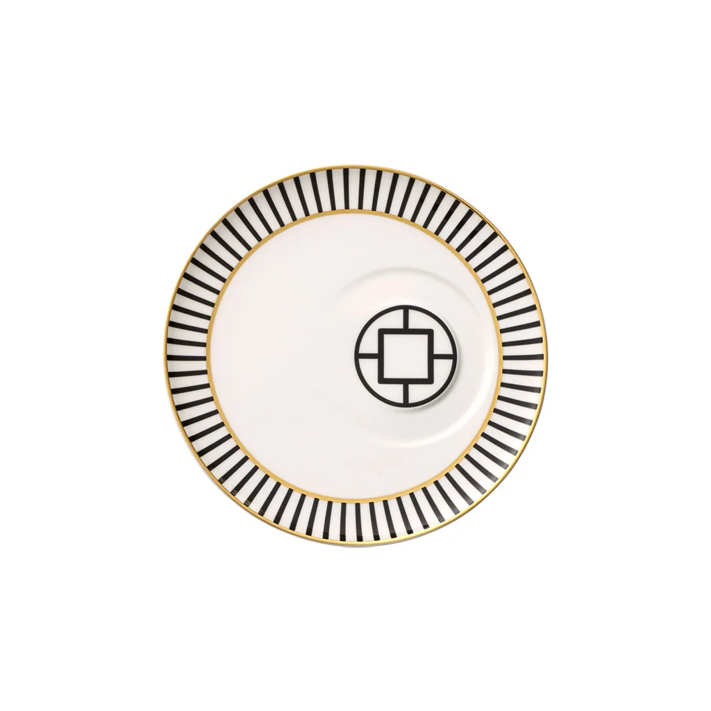 Villeroy & Boch MetroChic Saucer Tea Cup – Premium Bone Porcelain Villeroy & Boch MetroChic Saucer Tea Cup, multicoloured, premium bone porcelain