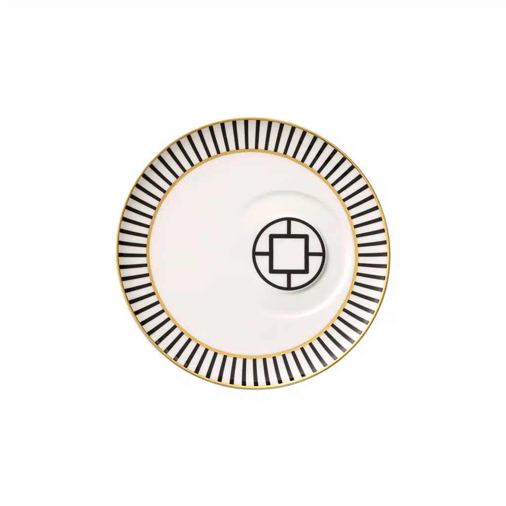 Villeroy & Boch MetroChic coffee cup saucer multicoloured 18.5 cm premium bone porcelain