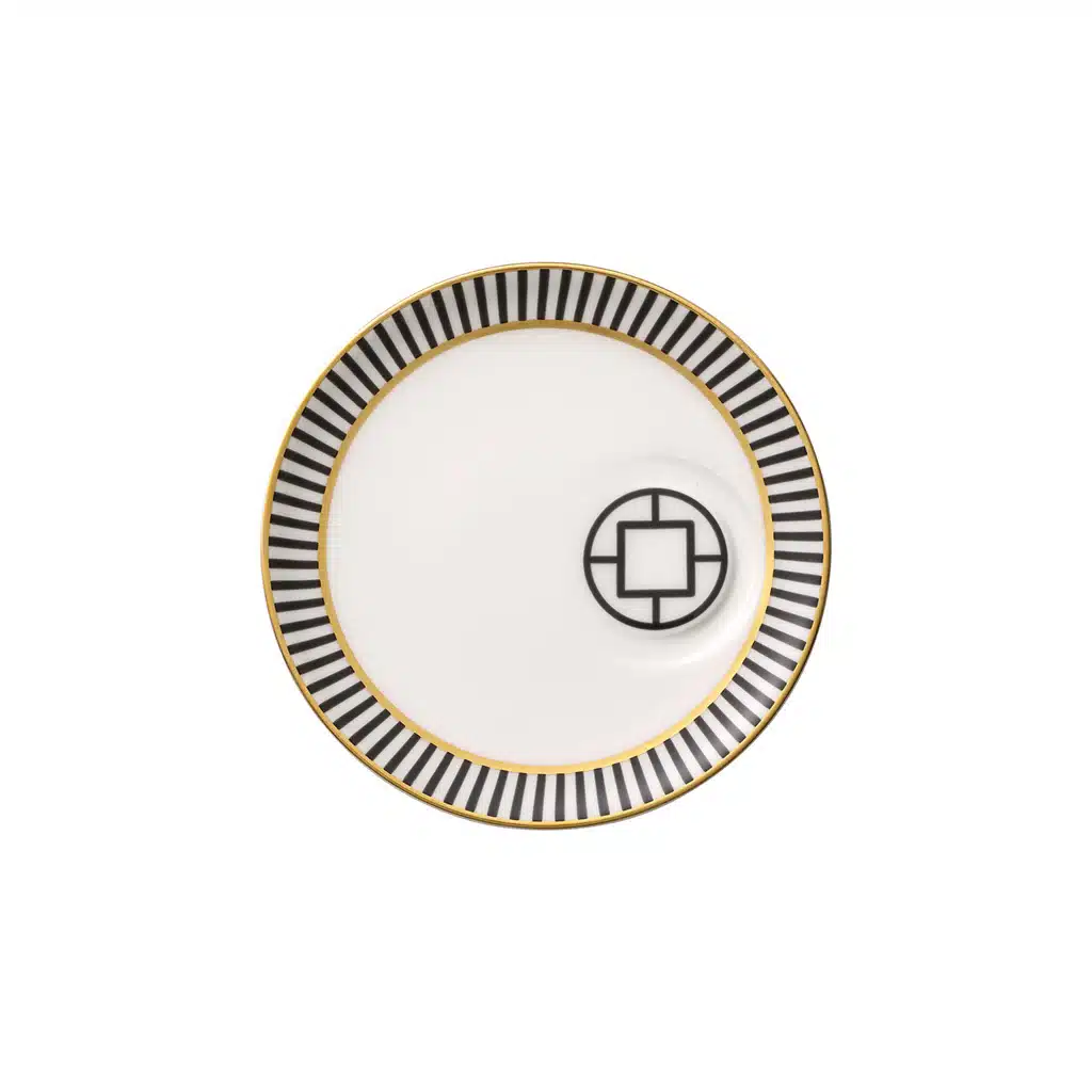 Villeroy & Boch MetroChic espresso cup saucer multicoloured Ø14.2 cm premium bone porcelain