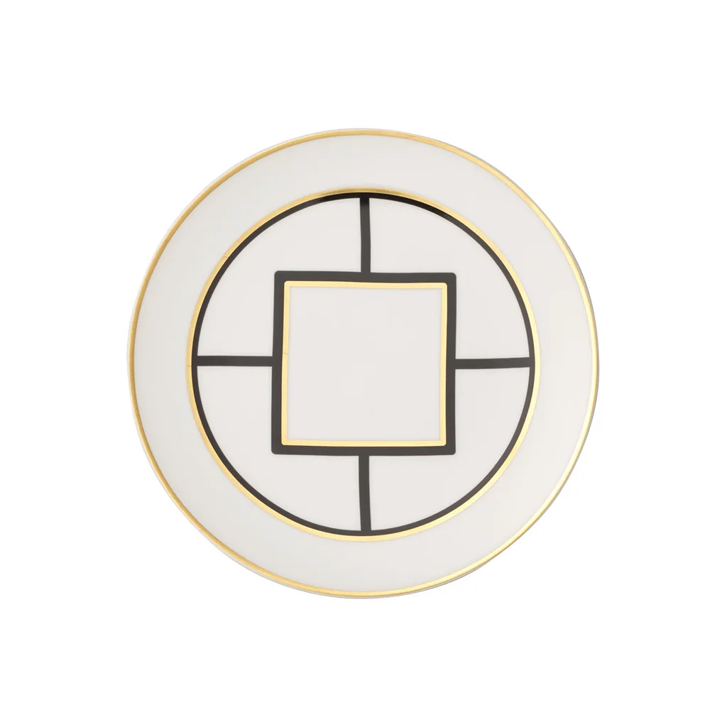 Villeroy & Boch MetroChic Breakfast & Dessert Plate – Luxury 22 cm Porcelain Villeroy & Boch MetroChic Breakfast & Dessert Plate – Luxury Premium Bone Porcelain 22 cm Multicoloured