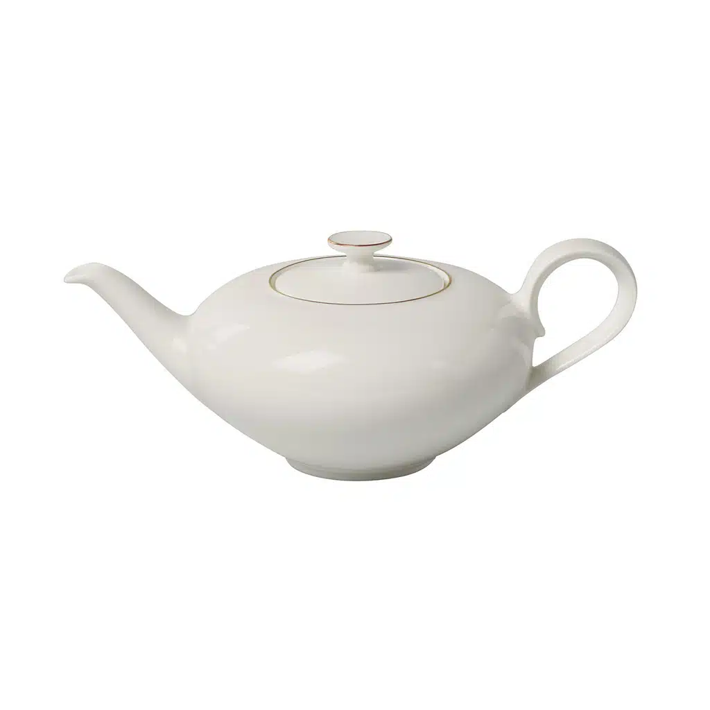 Villeroy & Boch Anmut Teapot White 800 ml Premium Bone Porcelain