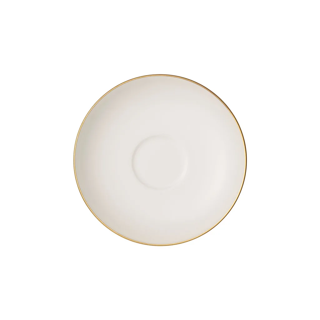Villeroy & Boch Anmut Espresso Saucer – Luxury Bone Porcelain 12 cm Villeroy & Boch Anmut Espresso Cup Saucer White, 12 cm, Premium Bone Porcelain