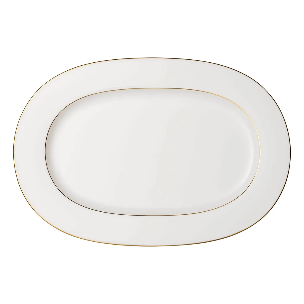 Villeroy & Boch Anmut Serving Platter – Luxury White Oval Porcelain Villeroy & Boch Anmut Serving Platter White, 41.3 x 28.5 cm, Premium Bone Porcelain – luxury oval porcelain dish