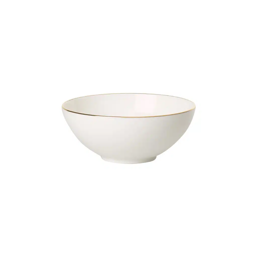 Villeroy & Boch Anmut dessert bowl white 240 ml premium bone porcelain — luxury tableware