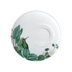 Villeroy & Boch Avarua Coffee Cup Saucer Multicoloured Ø18.5 cm – Luxury Bone Porcelain