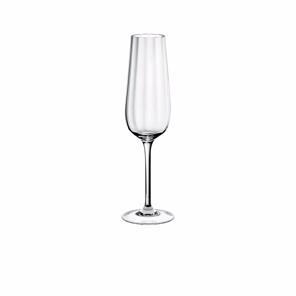 Villeroy & Boch Rose Garden Champagne Glass Clear – 120 ml Luxury Crystal Glass