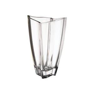 Villeroy & Boch NewWave clear crystal glass vase 25cm wave design