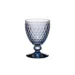 Wine goblet blue