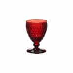 White wine goblet red