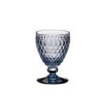White wine goblet blue