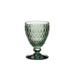 White wine goblet green