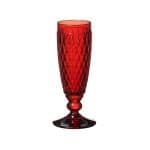 Champagne flute red